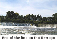 The dam on the Oswego River