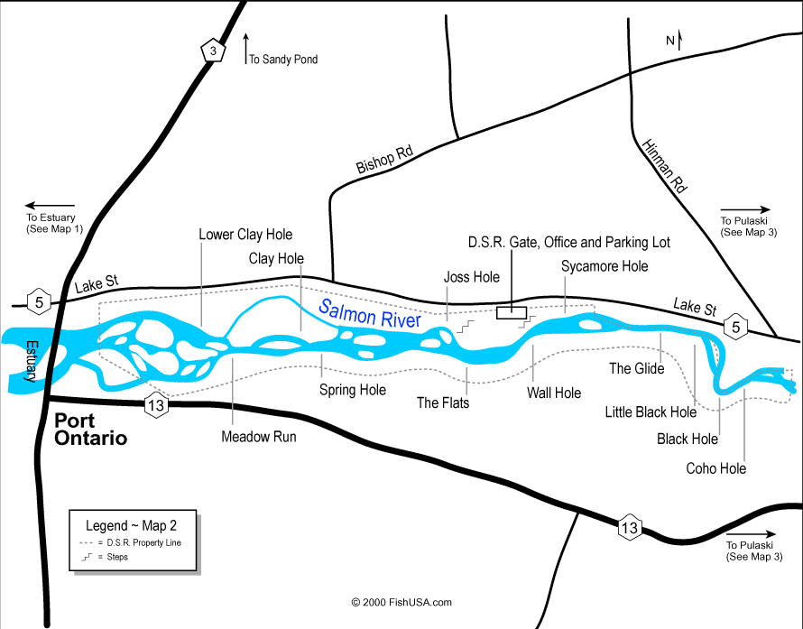 Salomon River Douglaston Run Map