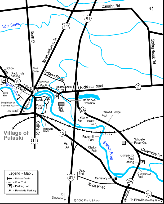 Pulaski New York Map - Anitra Mechelle